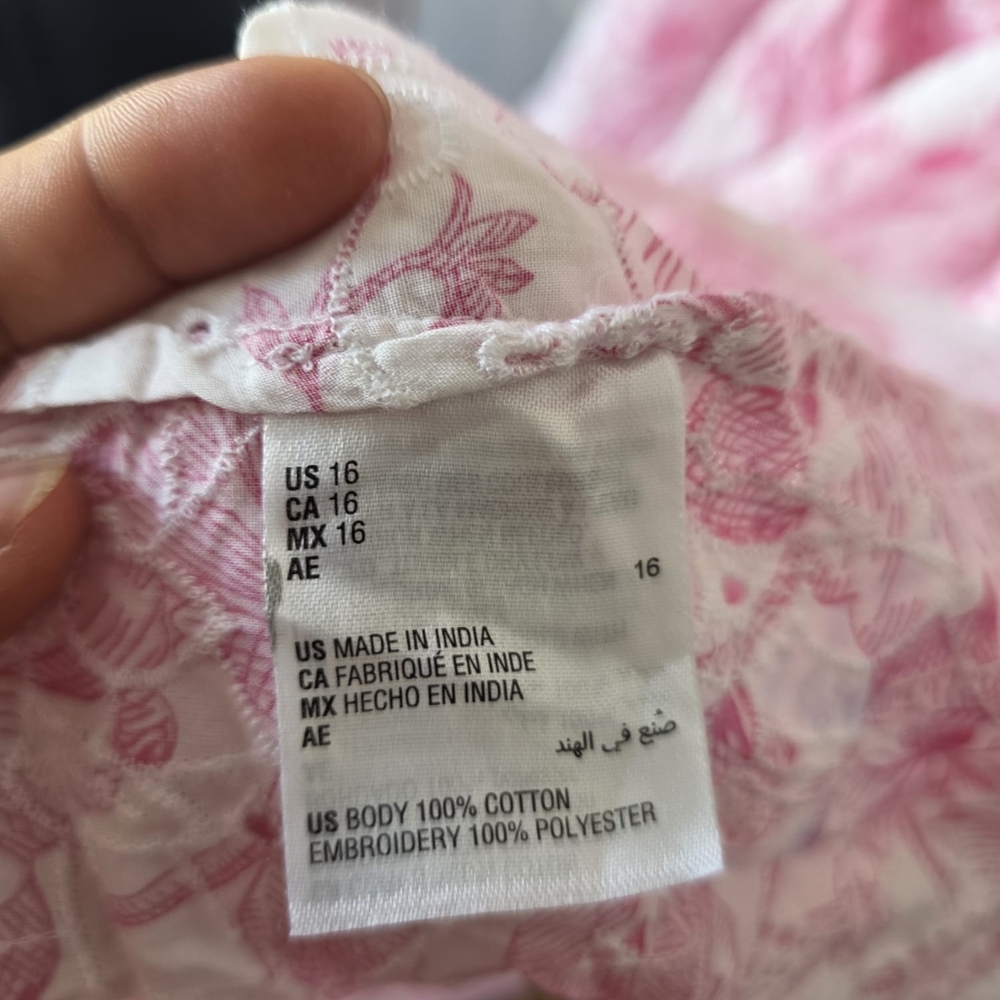 Charter Club Pink Floral Asymmetrical Wrap Dress - Picture 9 of 10